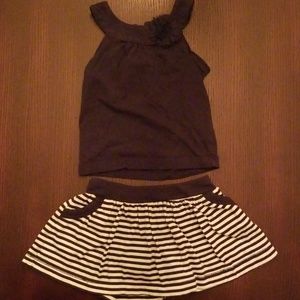 Tank and skirt outfit